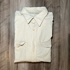 Holland & Holland Corduroy Long Sleeve Button Down - Large